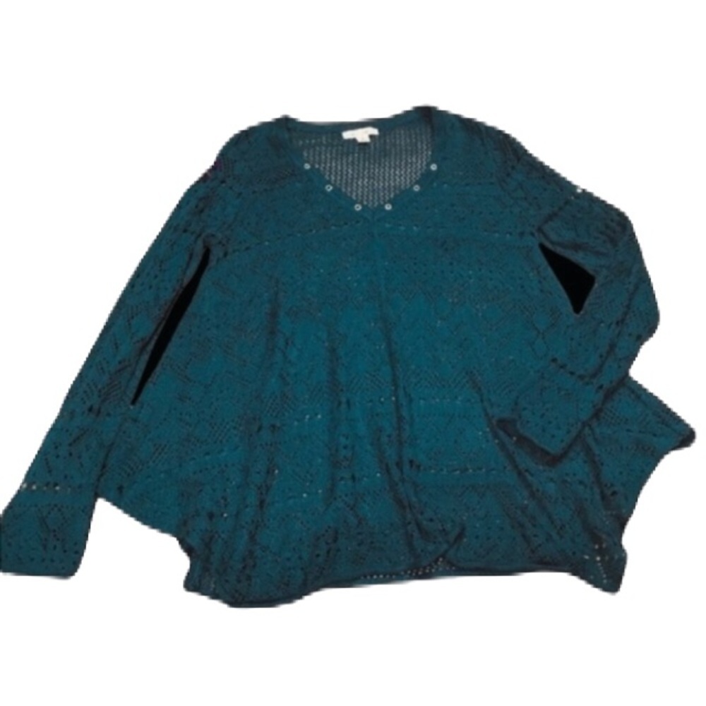 John Paul Richard Teal Green Sweater